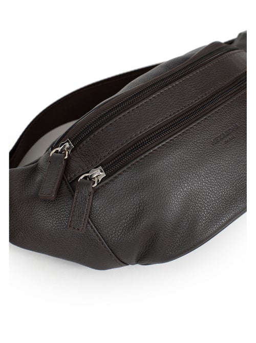Bolsa de cintura - cuero confort hexagona - Kiabi