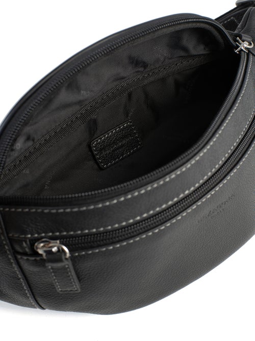 Bolsa de cintura - cuero confort hexagona - Kiabi