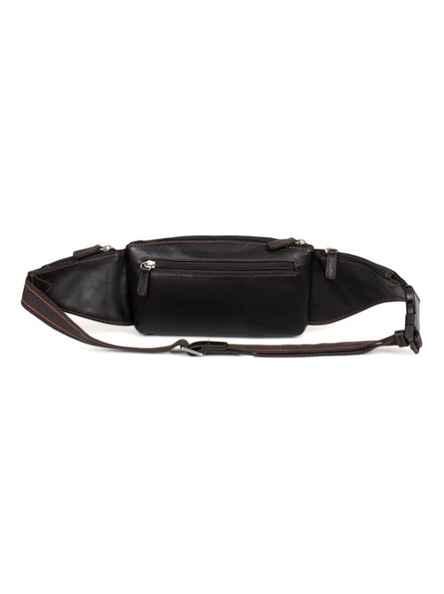 Bolsa de cintura - cuero félin hexagona - Kiabi