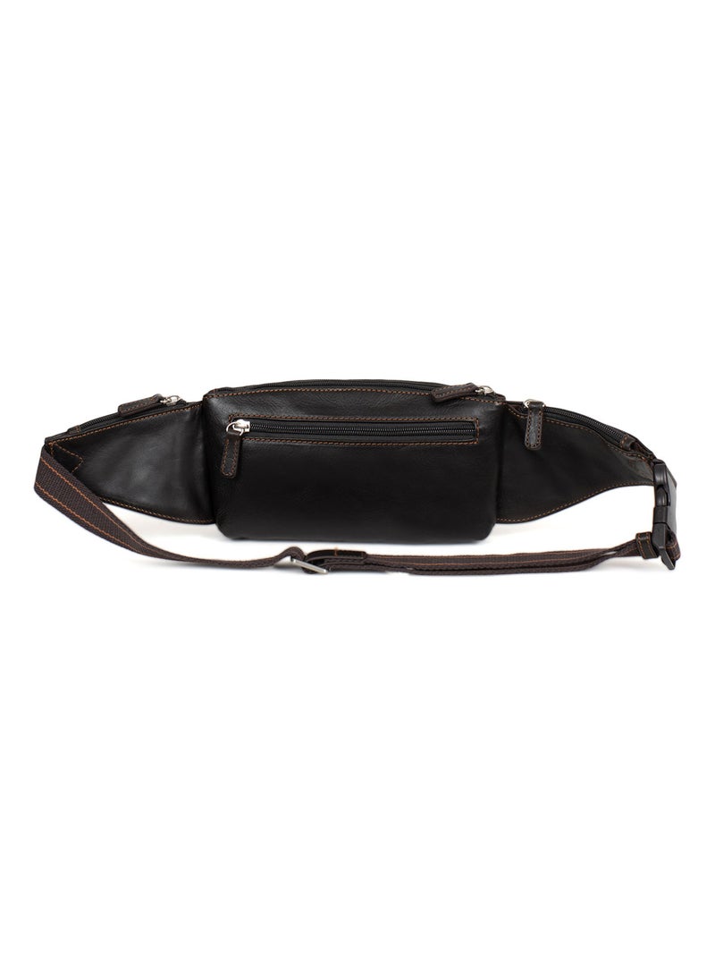 Bolsa de cintura - cuero félin hexagona Marrón - Kiabi