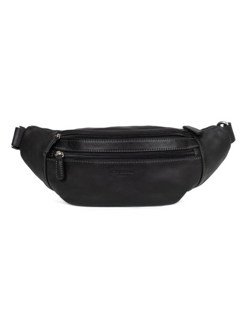 Bolsa de cintura - cuero félin hexagona - Kiabi