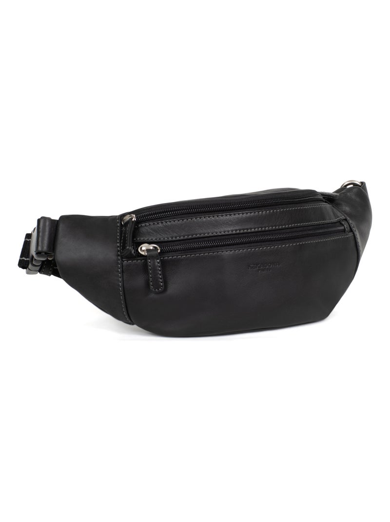 Bolsa de cintura - cuero félin hexagona Marrón - Kiabi