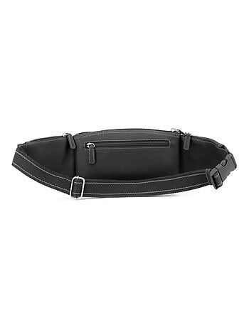 Bolsa de cintura - cuero félin hexagona