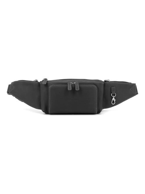 Bolsa de cintura - cuero félin hexagona - Kiabi