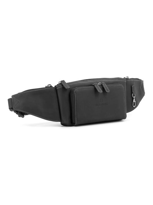 Bolsa de cintura - cuero félin hexagona - Kiabi