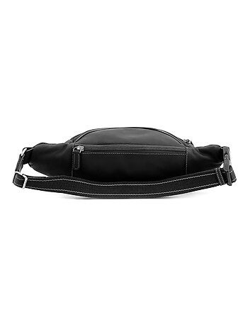 Bolsa de cintura - cuero félin hexagona