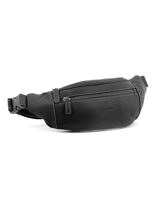 Bolsa de cintura - cuero félin hexagona - Kiabi