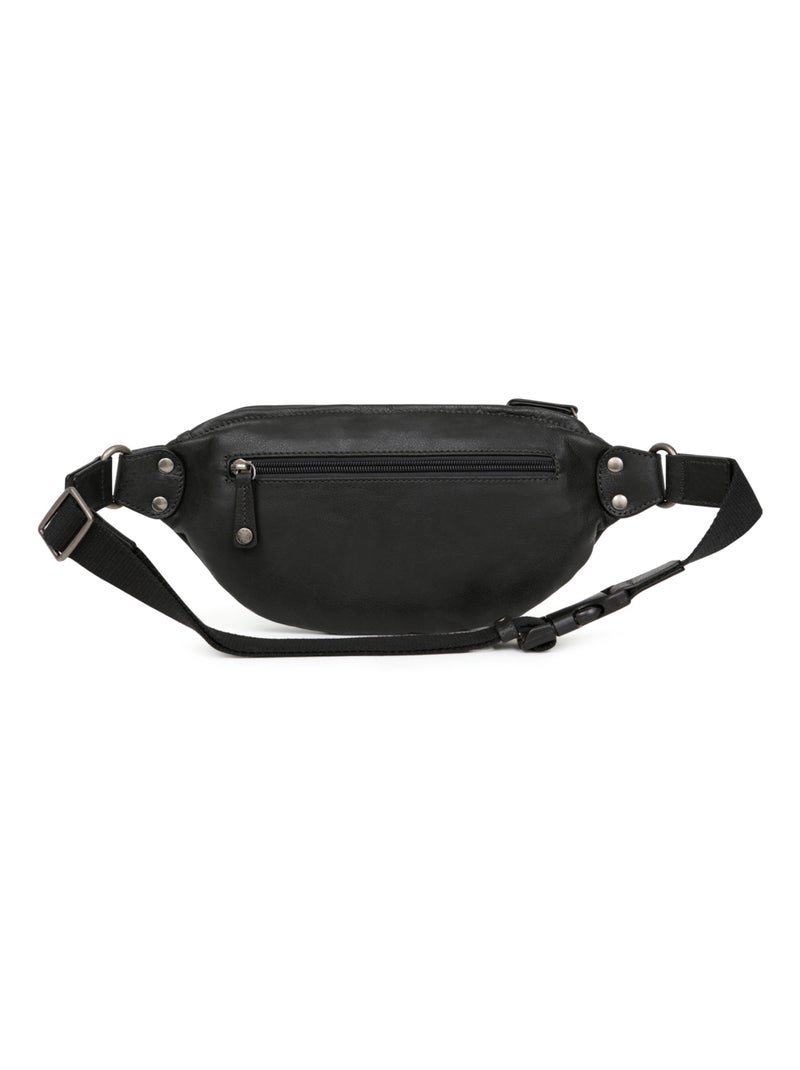 Bolsa de cintura - cuero instinct hexagona Negro - Kiabi