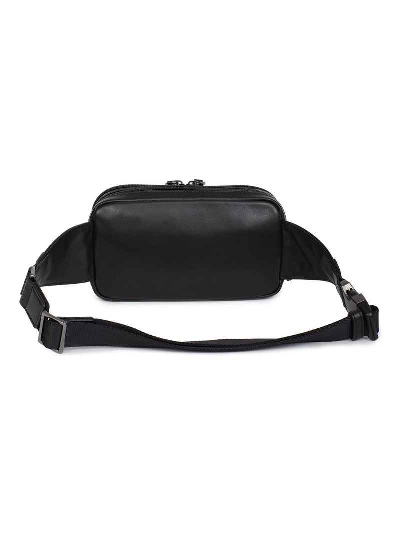 Bolsa de cintura - cuero soft studio hexagona Negro - Kiabi