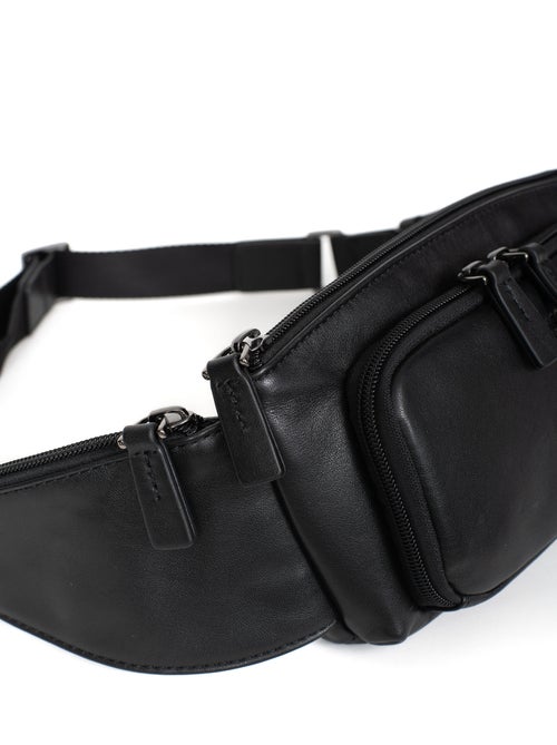 Bolsa de cintura - cuero soft studio hexagona - Kiabi