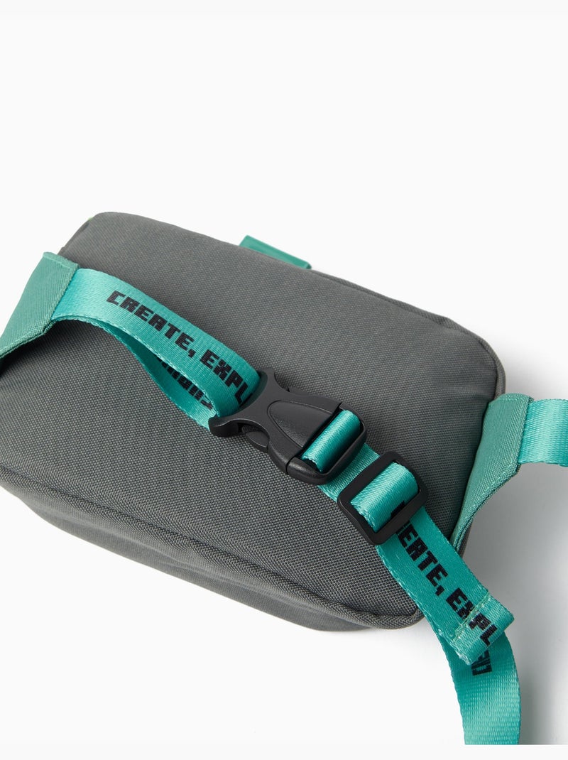 Bolsa de cintura 'minecraft', mo fashion Gris - Kiabi