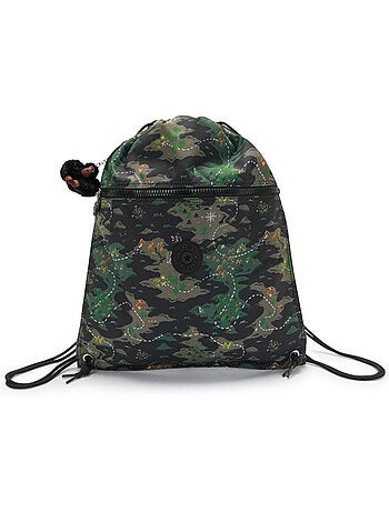 Bolsa de cordón para piscina y deporte kipling supertaboo camuflaje dinosaurios kipling