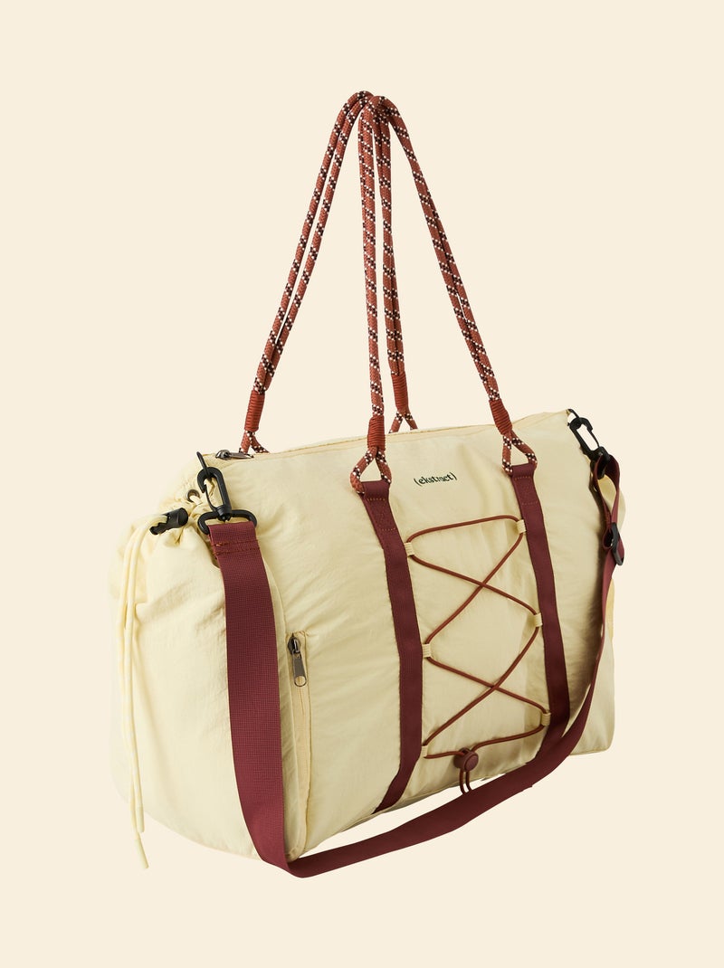 Bolsa de deporte (ekstract) con bolsillos exteriores y compartimento para zapatos Amarillo - Kiabi