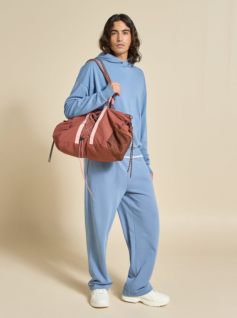 Bolsa de deporte (ekstract) con bolsillos exteriores y compartimento para zapatos Marron - Kiabi