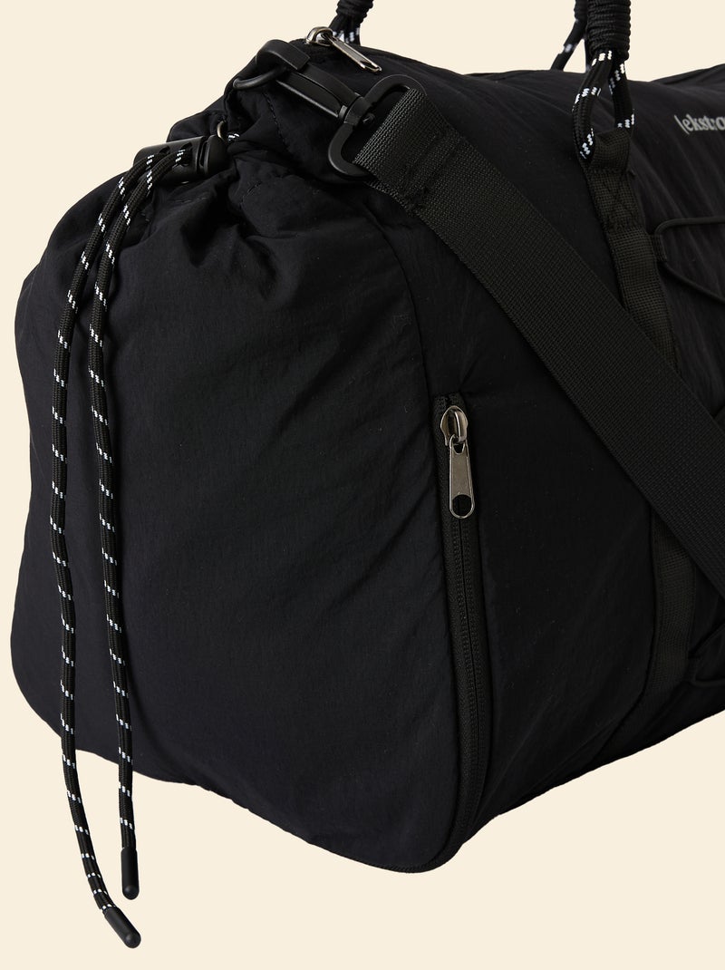 Bolsa de deporte (ekstract) con bolsillos exteriores y compartimento para zapatos Negro - Kiabi