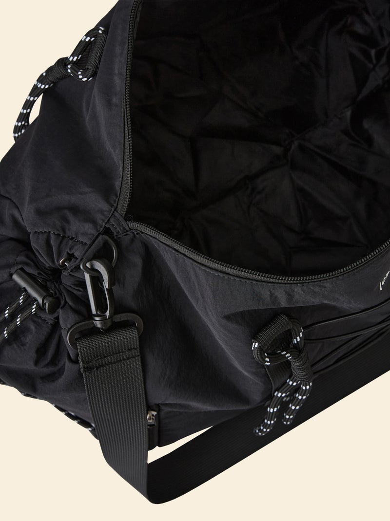 Bolsa de deporte (ekstract) con bolsillos exteriores y compartimento para zapatos Negro - Kiabi