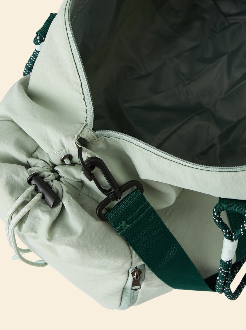 Bolsa de deporte (ekstract) con bolsillos exteriores y compartimento para zapatos Verde - Kiabi