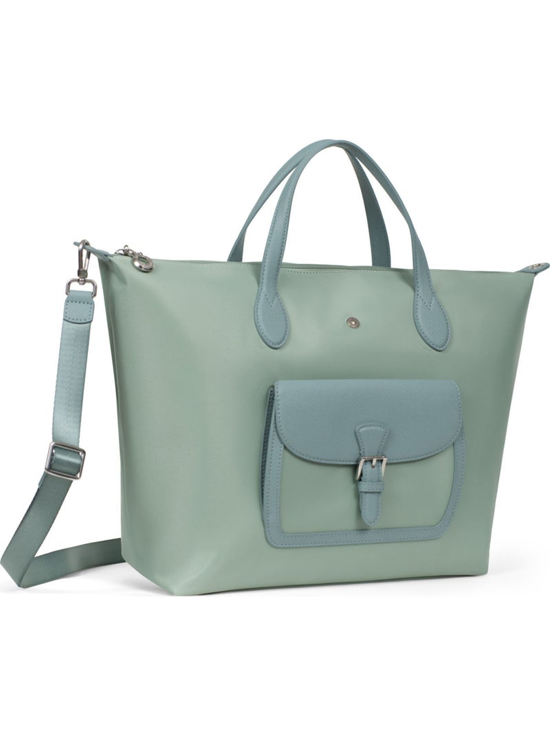 Bolsa de mano - a4 - grande kiana hexagona Verde claro - Kiabi