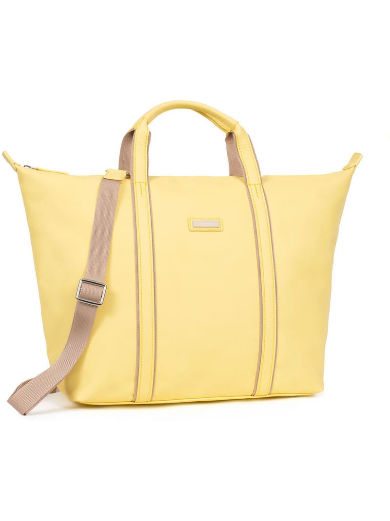 Bolsa de mano - a4 - grande tara hexagona Amarillo - Kiabi