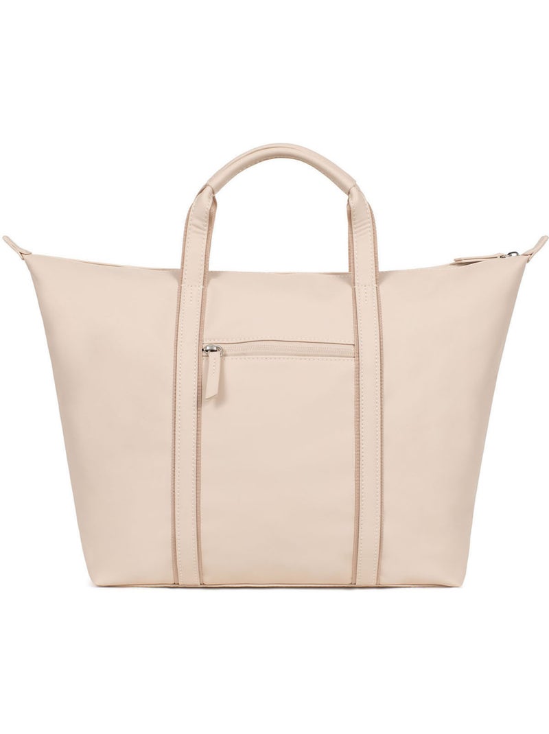 Bolsa de mano - a4 - grande tara hexagona Marfil - Kiabi