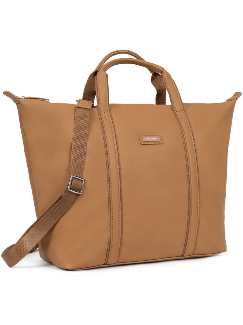 Bolsa de mano - A4 - Grande TARA Marrón claro - Kiabi