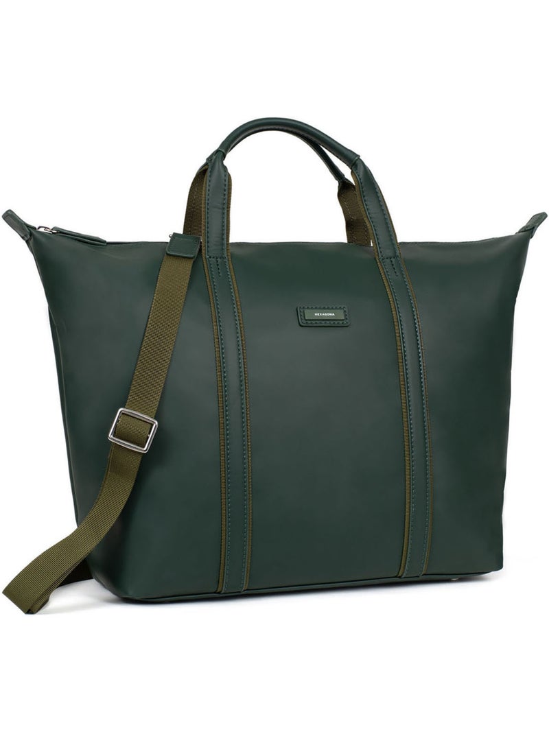 Bolsa de mano - A4 - Grande TARA Verde abeto - Kiabi