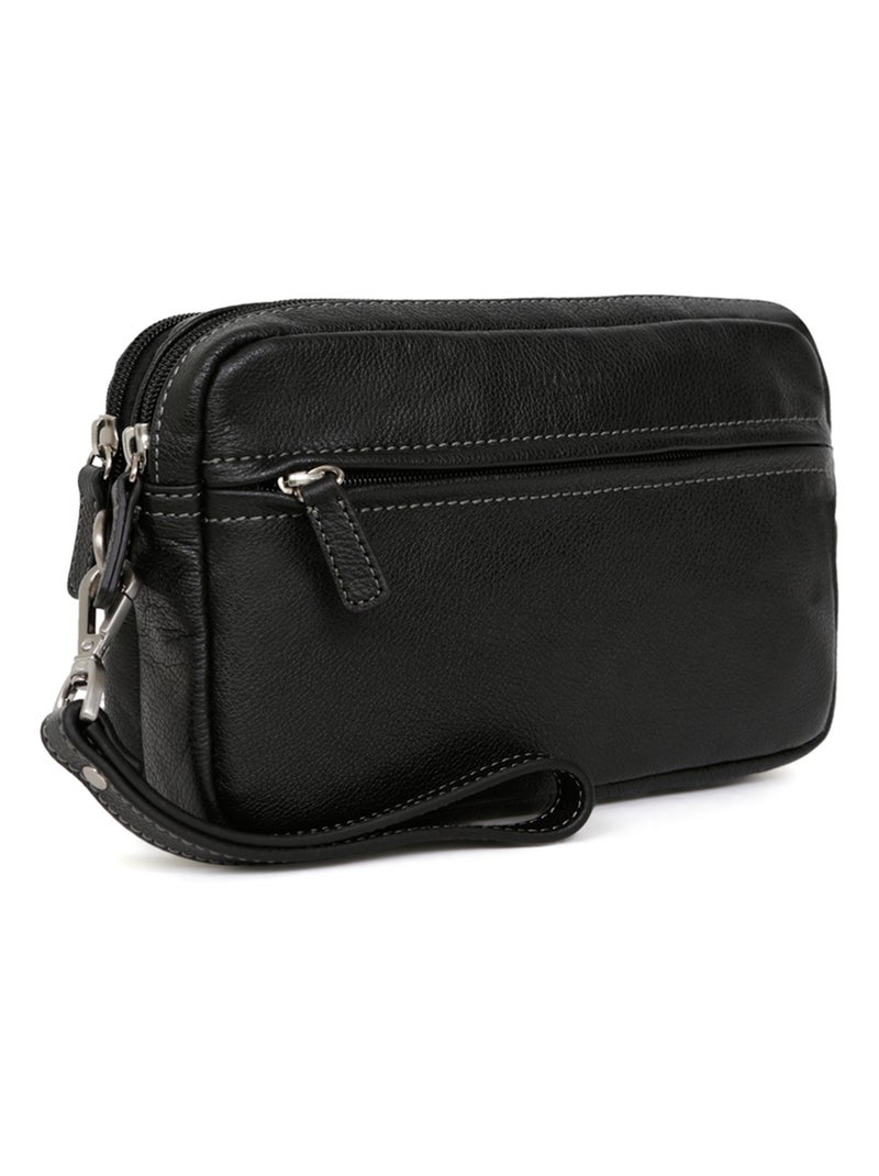 Bolsa de mano - cuero confort hexagona Negro - Kiabi
