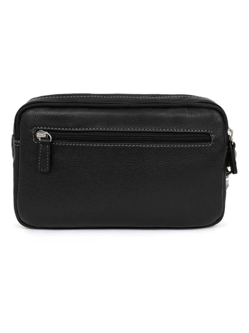 Bolsa de mano - cuero confort hexagona Negro - Kiabi