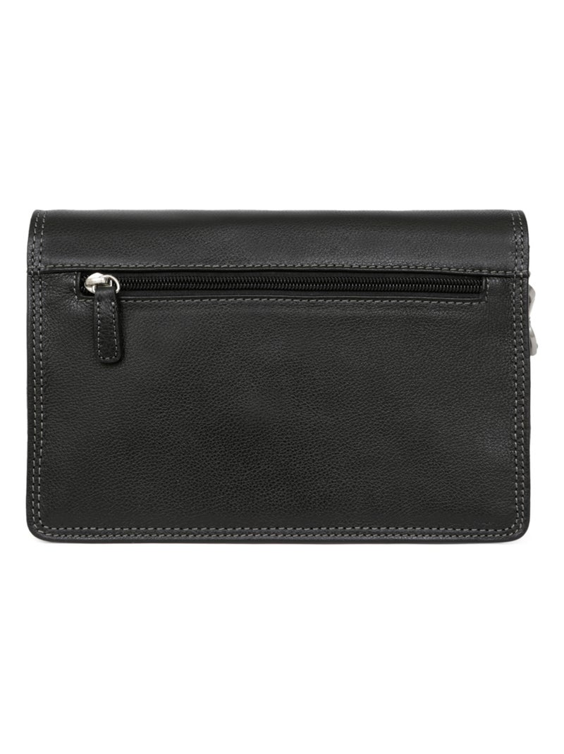 Bolsa de mano - cuero confort hexagona Negro - Kiabi