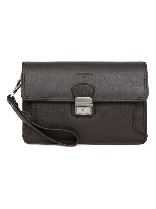 Bolsa de mano - Cuero CONFORT - Kiabi