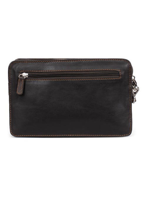 Bolsa de mano - cuero félin hexagona - Kiabi