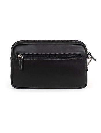 Bolsa de mano - cuero félin hexagona