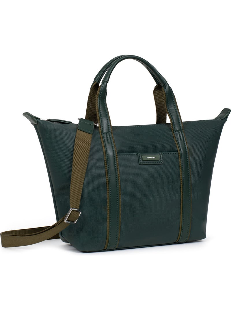 Bolsa de mano - mediana joyce hexagona Verde abeto - Kiabi