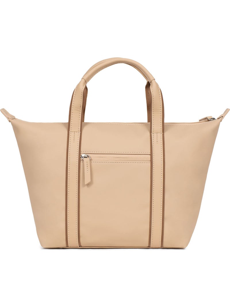 Bolsa de mano - mediana tara hexagona Beige arena - Kiabi