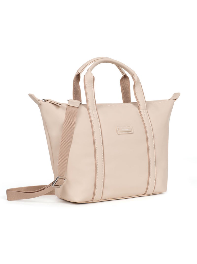 Bolsa de mano - mediana tara hexagona Marfil - Kiabi