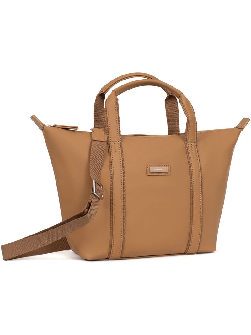 Bolsa de mano - mediana tara hexagona Marrón claro - Kiabi