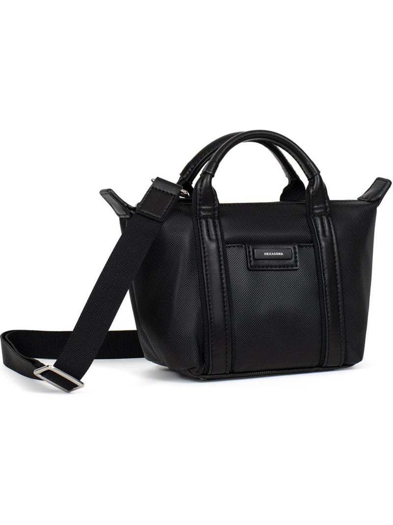 Bolsa de mano - mini joyce hexagona Negro - Kiabi