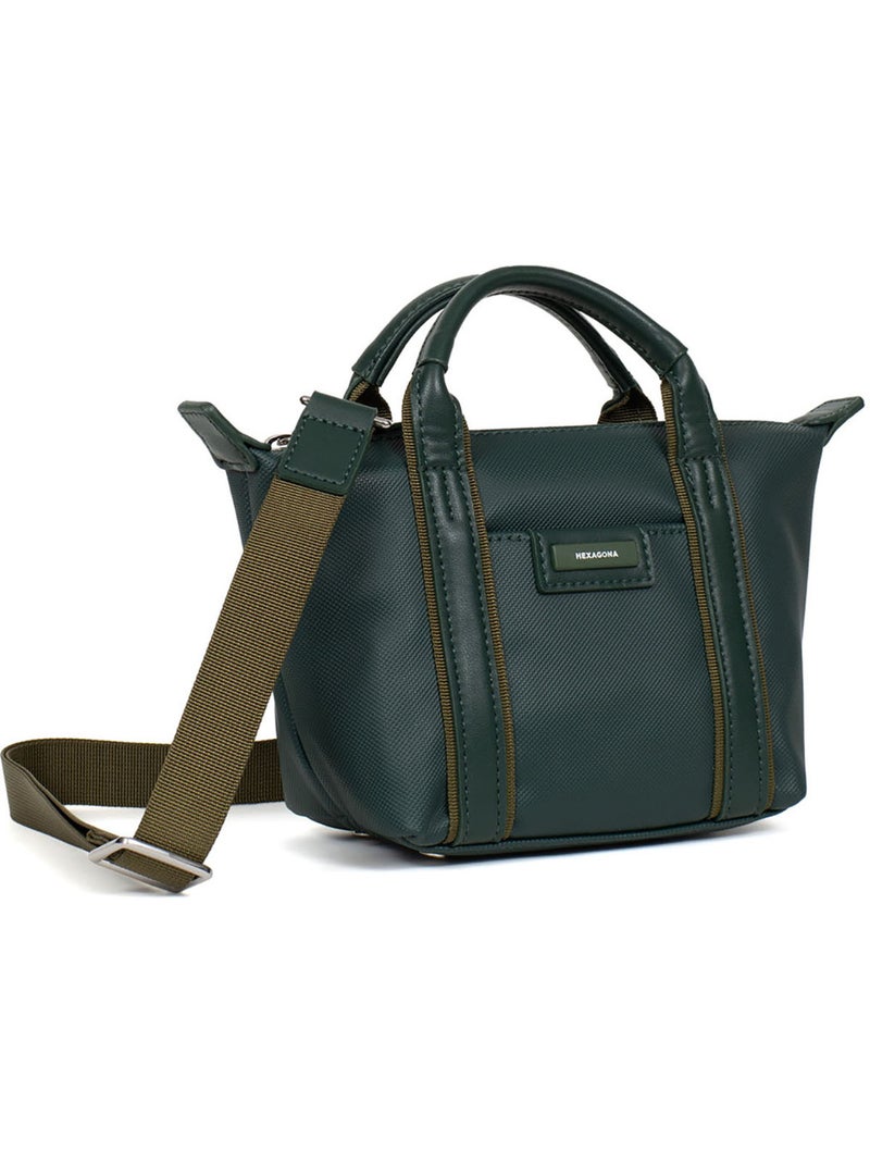 Bolsa de mano - mini joyce hexagona Verde abeto - Kiabi