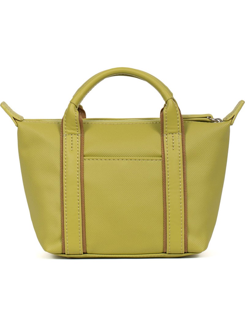Bolsa de mano - mini joyce hexagona Verde anís - Kiabi