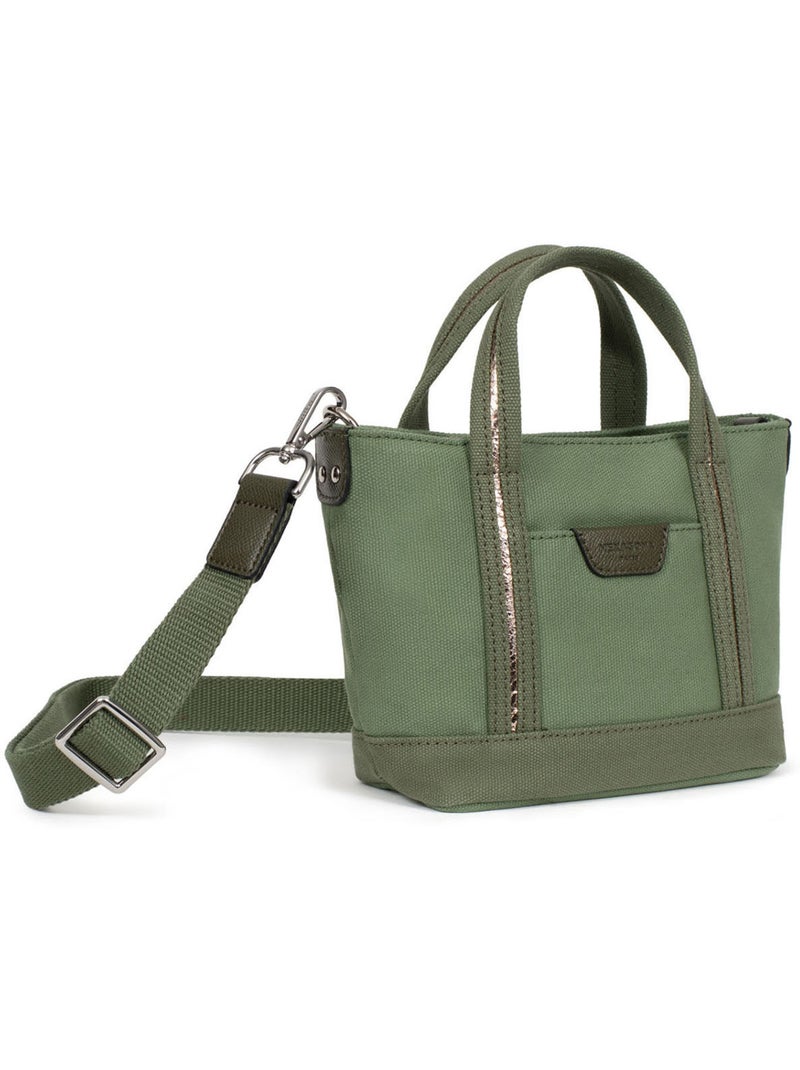Bolsa de mano - mini kaya hexagona Caqui - Kiabi