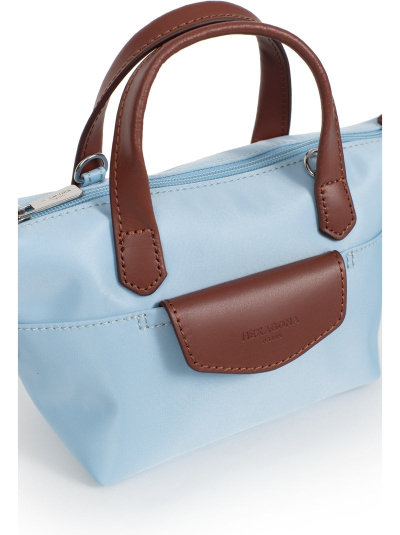 Bolsa de mano - mini pop hexagona Azul cielo - Kiabi