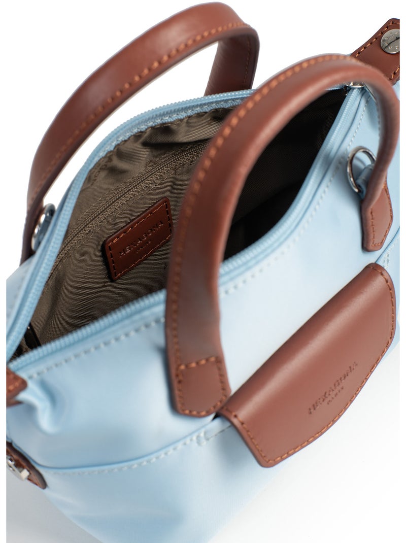 Bolsa de mano - mini pop hexagona Azul cielo - Kiabi