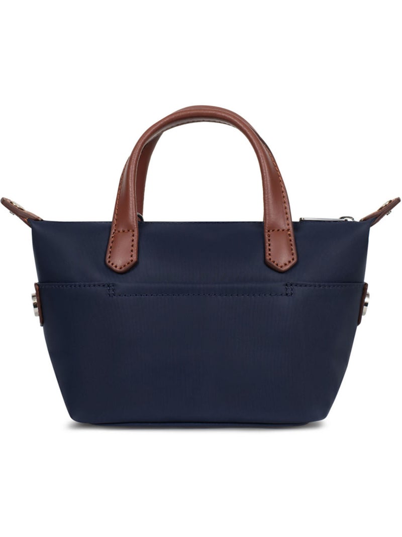 Bolsa de mano - mini pop hexagona Azul marino - Kiabi