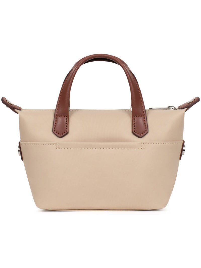 Bolsa de mano - mini pop hexagona Beige arena - Kiabi