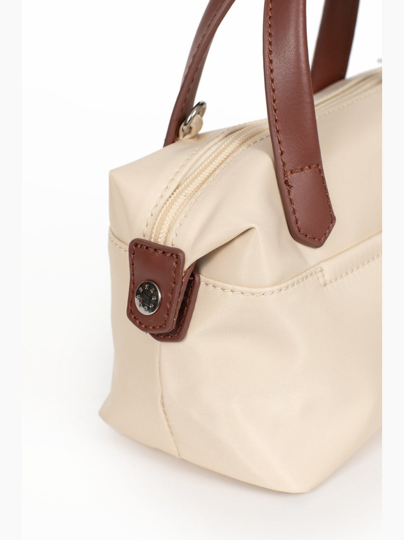 Bolsa de mano - mini pop hexagona Beige - Kiabi