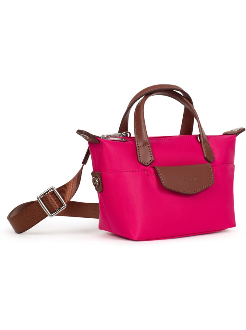 Bolsa de mano - mini pop hexagona Rosa fucsia - Kiabi
