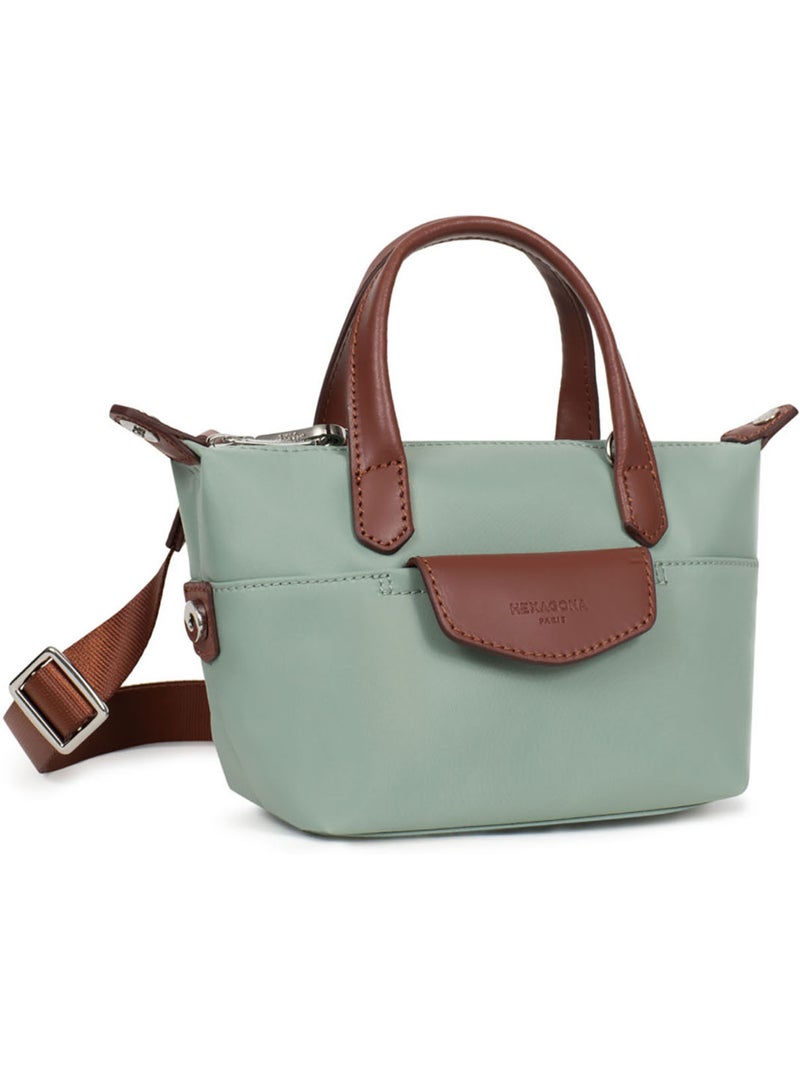 Bolsa de mano - mini pop hexagona Verde claro - Kiabi