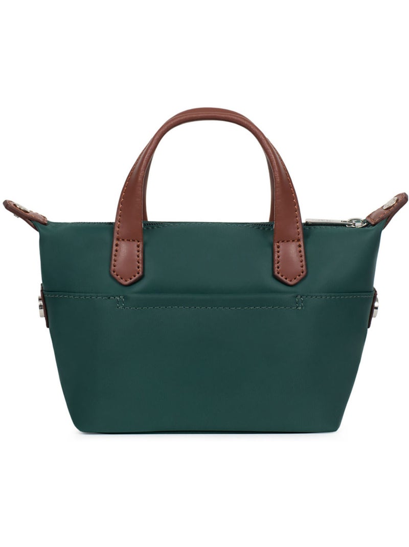 Bolsa de mano - mini pop hexagona Verde esmeralda - Kiabi