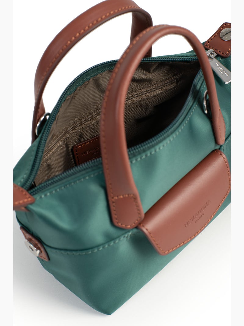 Bolsa de mano - mini pop hexagona Verde esmeralda - Kiabi