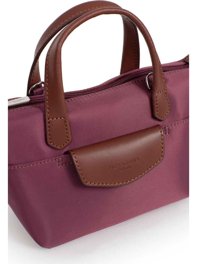 Bolsa de mano - mini pop hexagona Violeta ciruela - Kiabi
